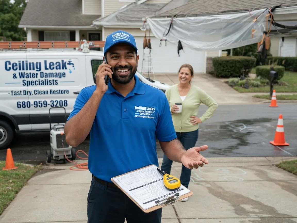 Ceiling Leak Cleanup Lone Oak, TX FAQs